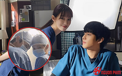 Ahn Hyo Seop - Lee Sung Kyung 'dính như sam' tại hậu trường mới nhất phim Người Thầy Y Đức 3