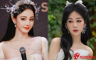 Ảnh cận mặt thua kém Dương Tử, fan Địch Lệ Nhiệt Ba nổi đóa với ekip