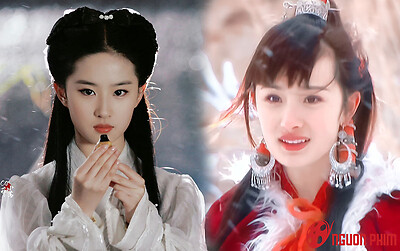 Ảnh Lưu Diệc Phi – Dương Mịch thời Thần Điêu Đại Hiệp hot trở lại: Ai đẹp hơn?