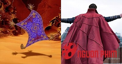 Bất ngờ chưa, Thảm Thần của Aladdin lại giống Áo Choàng của Dr. Strange đến kì lạ