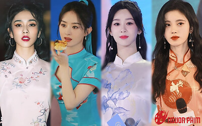 BXH sao nữ mặc sườn xám đẹp nhất: Bạch Lộc bị chê thua xa Dương Tử, Lệ Dĩnh