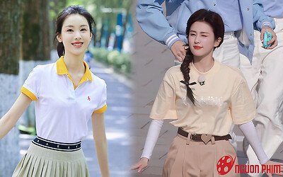 Cùng một ngày, Bạch Lộc và chị gái 'bạch liên hoa' đình đám thiên giới đụng độ tạo hình học sinh