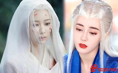 Cùng tạo hình tóc trắng, Địch Lệ Nhiệt Ba đẹp mê mẩn vẫn thua Dương Tử