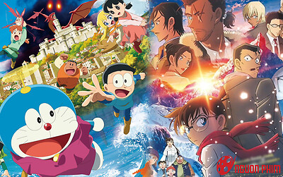 Cuộc đối đầu lớn nhất hè 2025: Doraemon 44 chạm trán Conan Movie 28