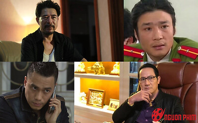 Dàn diễn viên 'cân' cả vai công an lẫn tội phạm trên màn ảnh Việt