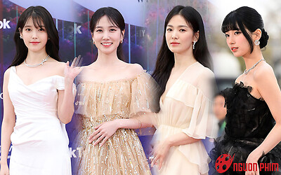 Dàn sao quyền lực đổ bộ thảm đỏ Baeksang: Song Hye Kyo đọ sắc cùng hai mỹ nữ quốc dân