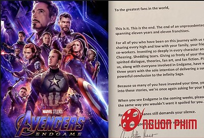 Đạo diễn Avengers: Endgame viết tâm thư mong fan không spoil tình tiết phim