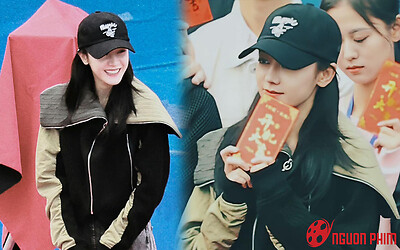 Địch Lệ Nhiệt Ba chính thức tái xuất với dự án chính kịch mới, nhan sắc tại buổi khai máy gây chú ý