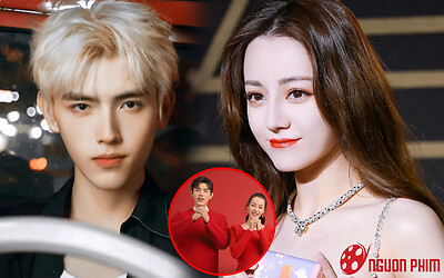 Địch Lệ Nhiệt Ba chung hình với Trần Phi Vũ: Nhìn lạ lắm, đứng cạnh đàng trai mà ngỡ dì - cháu