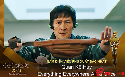 Diễn viên Quan Kế Huy gây xúc động khi thắng Oscar 2023