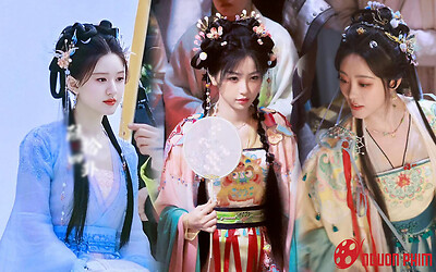 Đụng độ tạo hình với Ngu Thư Hân, Triệu Lộ Tư và em gái Dương Mịch thua thảm