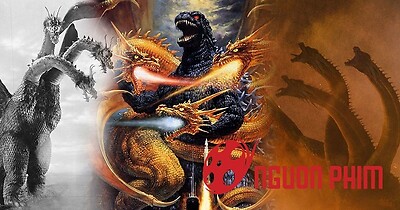 Ghidorah 3 đầu - Hiện thân ác quỷ trước cây thánh giá trong Godzilla: King of the Monsters