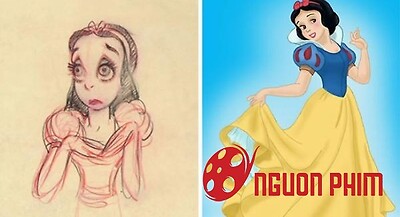 Giật mình với sự thay đổi 180 độ của dàn nhân vật Disney trong bản thảo và khi lên phim