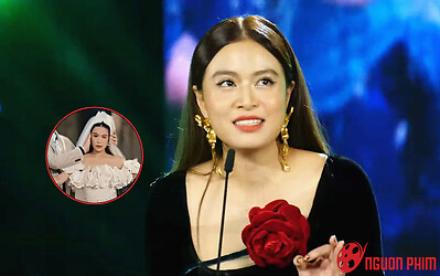 Hé lộ ảnh cưới của Hoàng Thùy Linh trong phim mới, chú rể là ai?