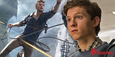 Hình ảnh Tom Holland trên phim trường Uncharted