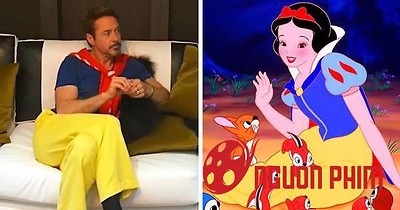 Hóa ra Captain America và Iron Man chả khác nào những công chúa hoàng tử Disney bấy lâu nay