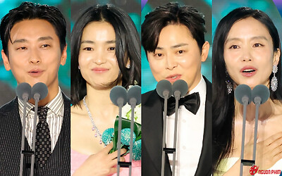 Kết quả Baeksang 2025: Joo Ji Hoon & Kim Tae Ri thắng lớn, IU & Park Bo Gum 'trắng tay'
