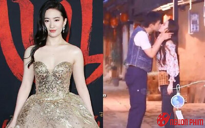Khán giả sốc khi thấy hình ảnh Lưu Diệc Phi hôn đắm đuối trai lạ trên phố