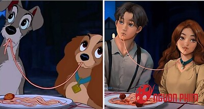 Khi các nhân vật quen thuộc được vẽ lại theo phong cách 