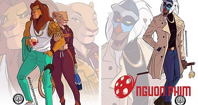 Khi các nhân vât trong Vua Sư Tử trở thành con người