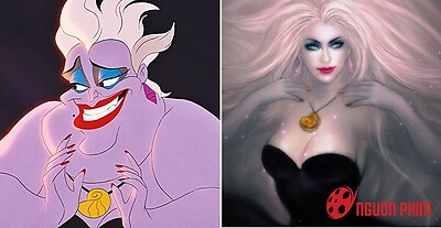 Khi dàn phản diện Disney được phẫu thuật thẩm mỹ theo phong cách anime Nhật Bản