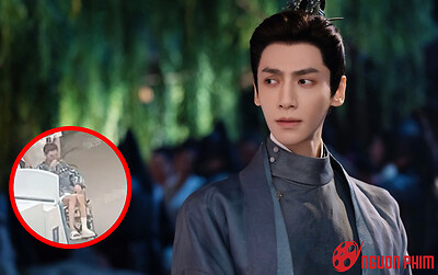 La Vân Hi bị thương trong lúc quay phim, phải ngồi xe lăn tới bệnh viện