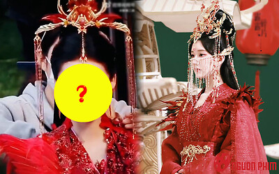 Lộ diện mỹ nhân được khen lấn át cả Triệu Lộ Tư khi diện hồng y ở Thần Ẩn
