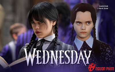 Màn chuyển giao nhân vật Wednesday hoàn hảo giữa hai thế hệ