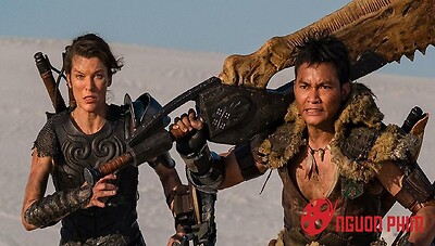 Minh tinh Milla Jovovich đối đầu quái vật trong Monster Hunter