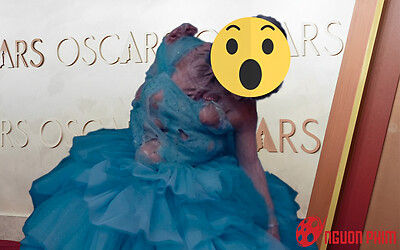 Nữ diễn viên gây sốc với thân hình biến dạng đến khó nhận ra trên thảm đỏ Oscar 2025