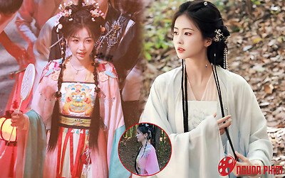 Sao chép trang phục của Ngu Thư Hân, Bạch Lộc âm điểm nhan sắc, thua xa đàn em