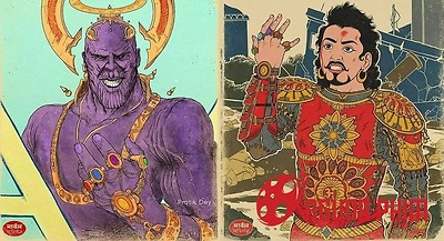 Sẽ ra sao khi các siêu anh hùng Marvel được vẽ lại theo phong cách Ấn Độ?