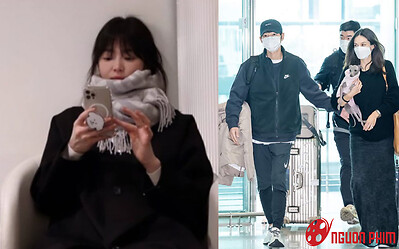 Song Hye Kyo bị soi có hành động 'dằn mặt' Song Joong Ki sau khi dắt vợ mới sang nước ngoài?