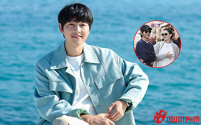 Song Joong Ki: 'Tôi muốn hoàn thành lịch trình Cannes thật nhanh để về với vợ'