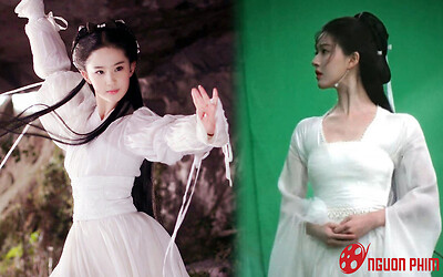 Tạo hình bạch y của Triệu Lộ Tư ở Thần Ẩn được khen đẹp như 'Tiểu Long Nữ' Lưu Diệc Phi
