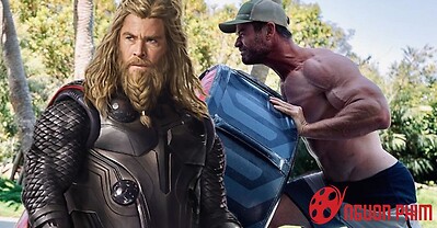 Thầm Sấm Chris Hemsworth bị chấn thương lưng