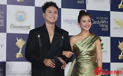Thanh Sơn gây tranh cãi khi tay trong tay với Khả Ngân ở thảm đỏ Cánh Diều 2023