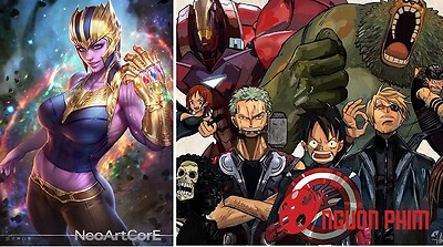 Thanos và nhóm Avengers phiên bản anime vừa cool ngầu vừa dễ thương