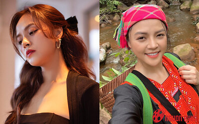 Thu Quỳnh được khen vì chăm để mặt mộc và diện trang phục dân tộc trong phim mới