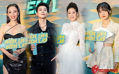 Thu Trang trẻ như 'gái 18' đọ sắc với Hoa hậu Khánh Vân tại thảm đỏ Siêu Lừa Gặp Siêu Lầy