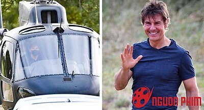 Tom Cruise 60 tuổi vẫn tự lái trực thăng đóng 