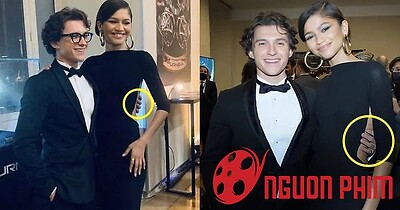 Tom Holland và Zendaya lộ ảnh tình tứ khi tham dự lễ trao giải Quả bóng Vàng