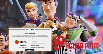 Toy Story 4 được khen ngợi tuyệt đối với 100% phiếu bé ngoan tròn trĩnh từ giới phê bình