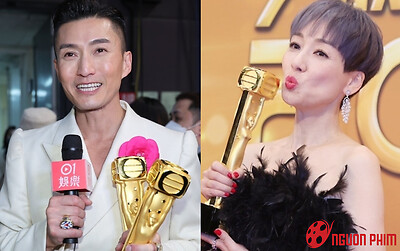 Trần Sơn Thông và Giang Mỹ Nghi khóc khi lên ngôi Thị đế - Thị hậu TVB 2022