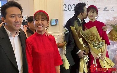 Trấn Thành liên tục hôn Hari Won tại sự kiện công bố phim Đất Rừng Phương Nam