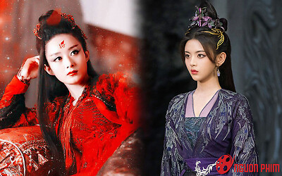 Triệu Lệ Dĩnh và bản sao bị đặt lên bàn cân so sánh vì tạo hình hắc hóa bất phân thắng bại