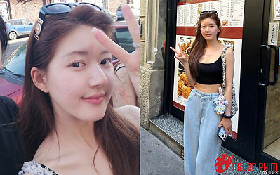 Triệu Lộ Tư lộ ảnh mặt mộc ở trời Âu, bị chê khí chất thua cả người qua đường