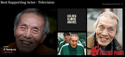 Trùm cuối Squid Game trở thành diễn viên Hàn Quốc đầu tiên thắng giải Quả cầu vàng