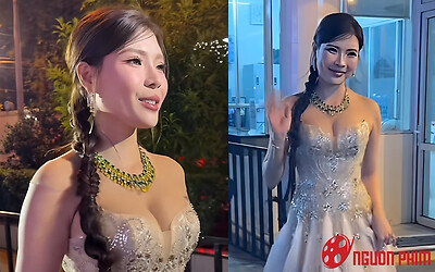 Vóc dáng Thuý Diễm gây sốt tại sự kiện